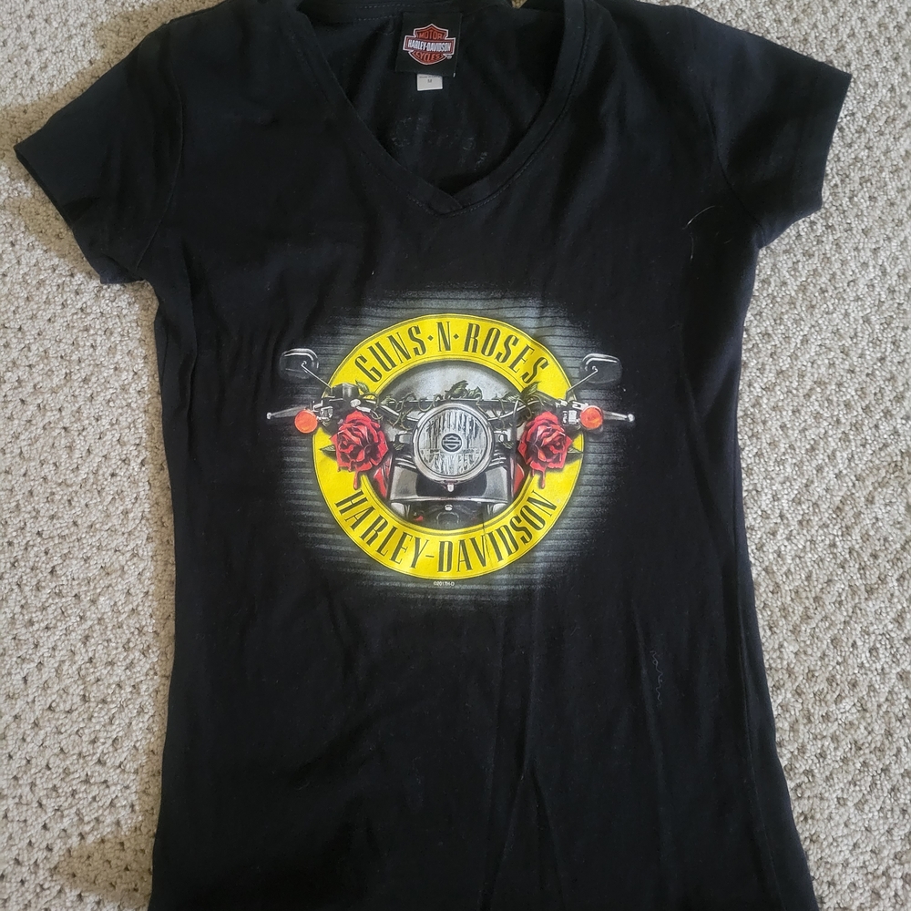 2 Harley-Davidson Black Graphic Tee